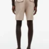 Regular Fit 7″ Cotton-Linen Blend Short Regular Fit 7″ Cotton-Linen Blend Short