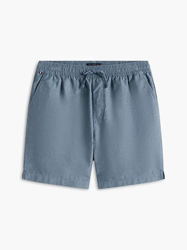 Regular Fit 7″ Cotton-Linen Blend Short Regular Fit 7″ Cotton-Linen Blend Short
