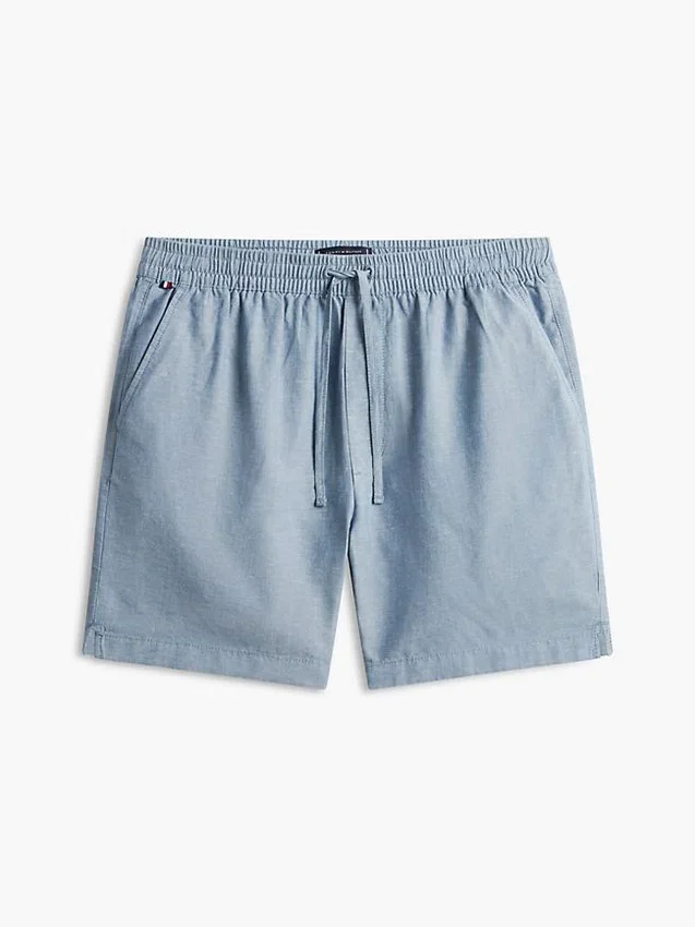 Regular Fit 7″ Cotton-Linen Blend Short Regular Fit 7″ Cotton-Linen Blend Short