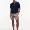 Regular Fit 7″ Patchwork Madras Short
