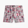 Regular Fit 7″ Patchwork Madras Short