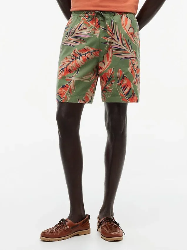 Regular Fit 7″ Tropical Print Short Regular Fit 7″ Tropical Print Short