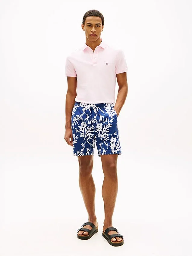 Regular Fit 7″ Tropical Print Short Regular Fit 7″ Tropical Print Short