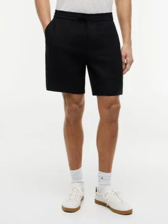 Regular Fit 8″ Linen-Blend Short