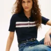 Regular Fit Block Stripe Stretch Polo
