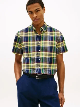 Regular Fit Bold Plaid Oxford Shirt