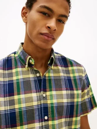 Regular Fit Bold Plaid Oxford Shirt