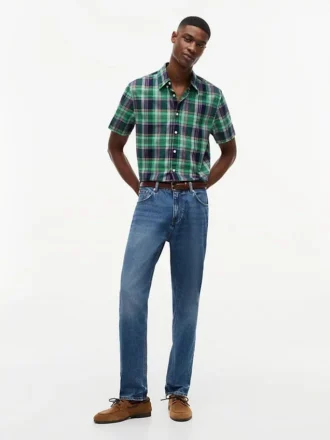 Regular Fit Bold Plaid Oxford Shirt