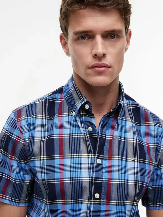 Regular Fit Bold Plaid Oxford Shirt Regular Fit Bold Plaid Oxford Shirt