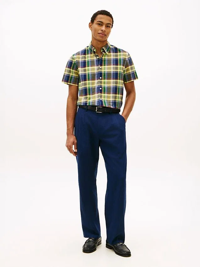 Regular Fit Bold Plaid Oxford Shirt Regular Fit Bold Plaid Oxford Shirt