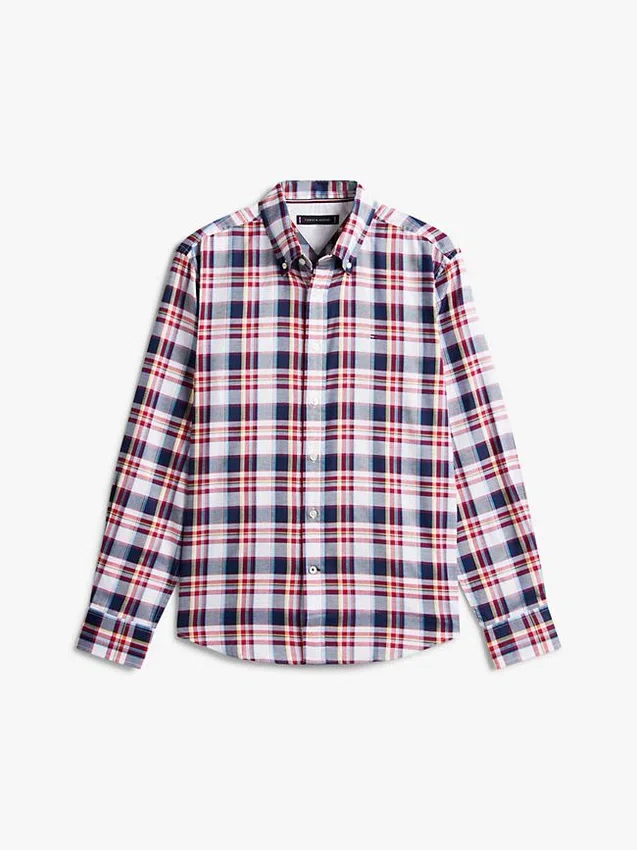 Regular Fit Bold Plaid Twill Shirt Regular Fit Bold Plaid Twill Shirt