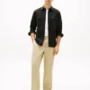 Regular Fit Brushed Twill Overshirt