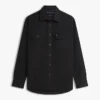 Regular Fit Brushed Twill Overshirt