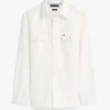 Regular Fit Brushed Twill Overshirt