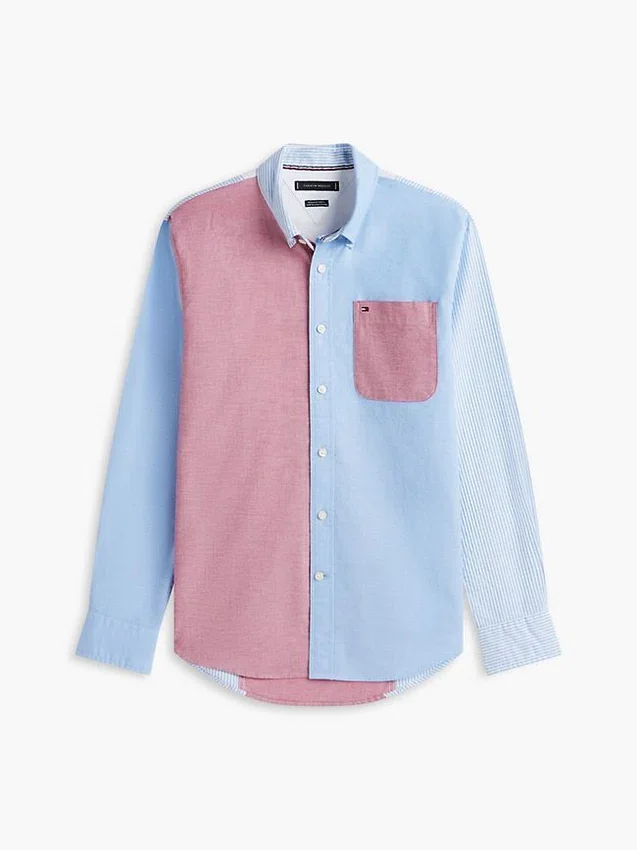 Regular Fit Colorblock Oxford Shirt Regular Fit Colorblock Oxford Shirt