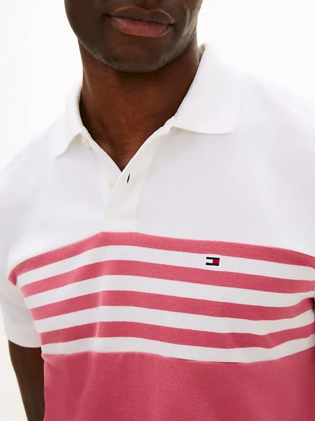 Regular Fit Colorblock Pique Polo Regular Fit Colorblock Pique Polo
