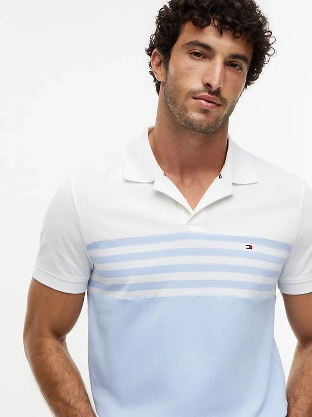 Regular Fit Colorblock Pique Polo Regular Fit Colorblock Pique Polo