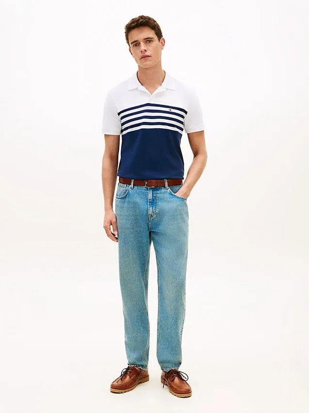 Regular Fit Colorblock Pique Polo Regular Fit Colorblock Pique Polo