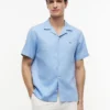 Regular Fit Cotton-Linen Camp Shirt Regular Fit Cotton-Linen Camp Shirt
