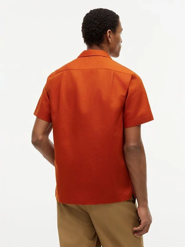 Regular Fit Cotton-Linen Camp Shirt Regular Fit Cotton-Linen Camp Shirt