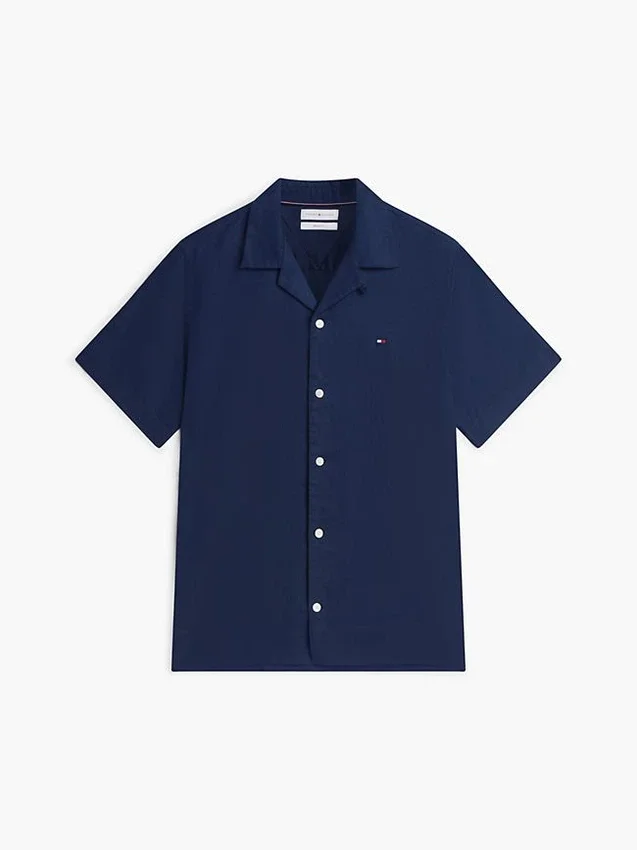 Regular Fit Cotton-Linen Camp Shirt Regular Fit Cotton-Linen Camp Shirt
