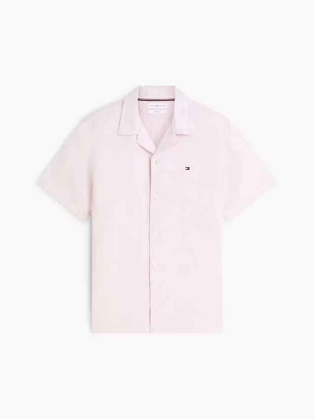 Regular Fit Cotton-Linen Camp Shirt Regular Fit Cotton-Linen Camp Shirt