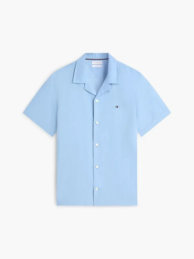 Regular Fit Cotton-Linen Camp Shirt Regular Fit Cotton-Linen Camp Shirt