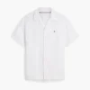 Regular Fit Cotton-Linen Camp Shirt
