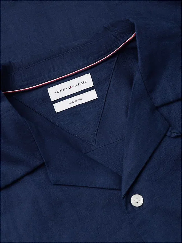 Regular Fit Cotton-Linen Camp Shirt Regular Fit Cotton-Linen Camp Shirt