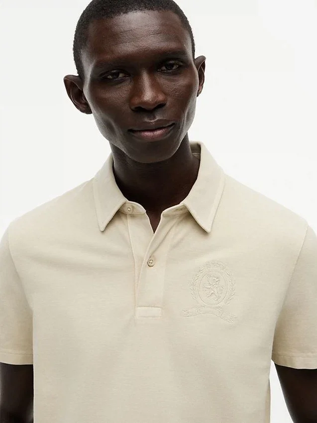 Regular Fit Garment-Dyed Crest Polo Regular Fit Garment-Dyed Crest Polo
