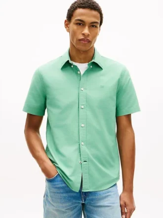 Regular Fit Garment-Dyed Oxford Shirt