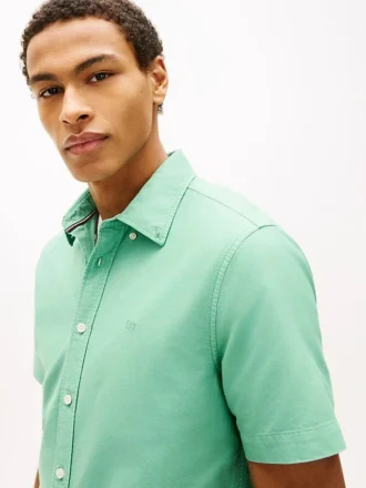 Regular Fit Garment-Dyed Oxford Shirt