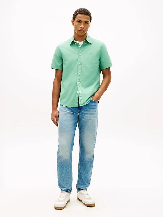 Regular Fit Garment-Dyed Oxford Shirt Regular Fit Garment-Dyed Oxford Shirt