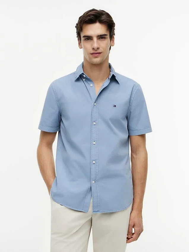 Regular Fit Garment-Dyed Shirt Regular Fit Garment-Dyed Shirt