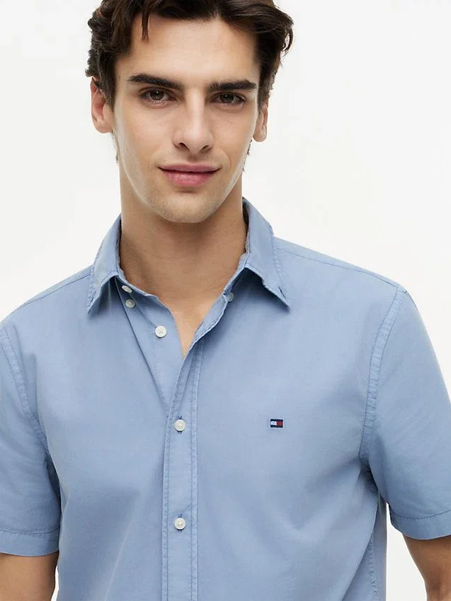 Regular Fit Garment-Dyed Shirt Regular Fit Garment-Dyed Shirt
