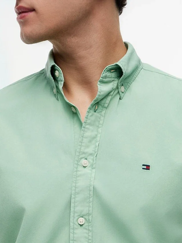 Regular Fit Garment-Dyed Shirt Regular Fit Garment-Dyed Shirt
