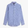 Regular Fit Gingham Linen Shirt Regular Fit Gingham Linen Shirt
