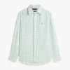 Regular Fit Gingham Linen Shirt Regular Fit Gingham Linen Shirt