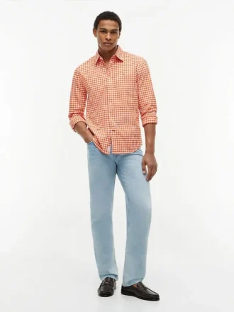 Regular Fit Gingham Oxford Shirt