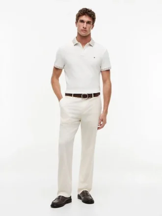 Regular Fit Jacquard Collar Polo