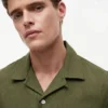 Regular Fit Linen-Blend Camp Shirt Regular Fit Linen-Blend Camp Shirt