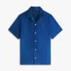 Regular Fit Linen-Blend Camp Shirt Regular Fit Linen-Blend Camp Shirt
