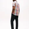 Regular Fit Linen-Blend Madras Shirt