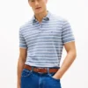 Regular Fit Linen-Blend Pique Polo