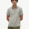 Regular Fit Linen-Blend Pique Polo