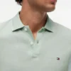 Regular Fit Linen-Blend Pique Polo