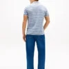 Regular Fit Linen-Blend Pique Polo