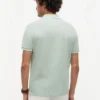 Regular Fit Linen-Blend Pique Polo