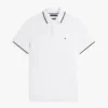 Regular Fit Linen-Blend Pique Polo