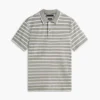 Regular Fit Linen-Blend Pique Polo